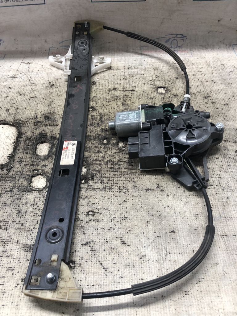 Macara geam stânga spate Skoda Octavia 3 2014, 5E0839461