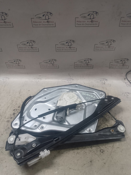 Macara geam stânga spate Skoda Superb 2 2012, 8K0959801A