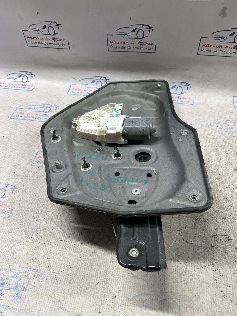 Macara geam stânga spate Skoda Superb 2 Berlina 2010