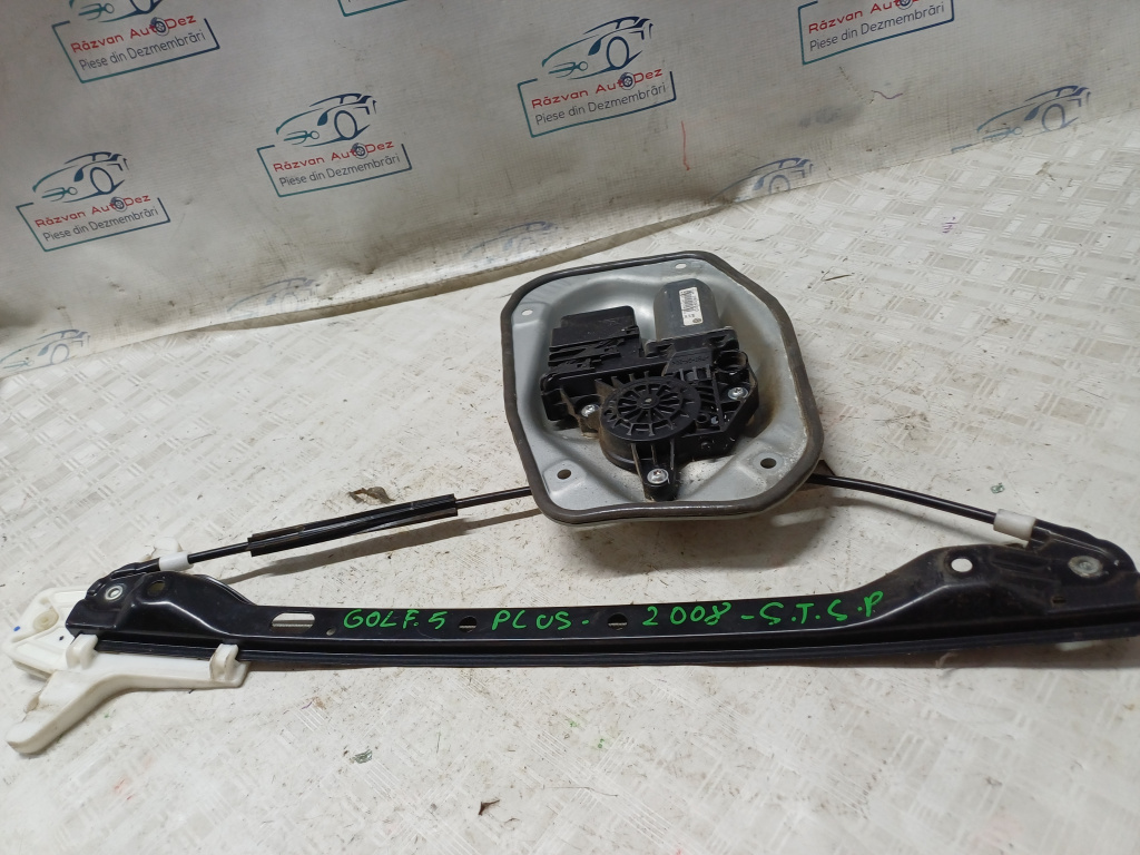 Macara geam stânga spate Volkswagen Golf 5 Plus - Motorina 2008, 5M0839401D
