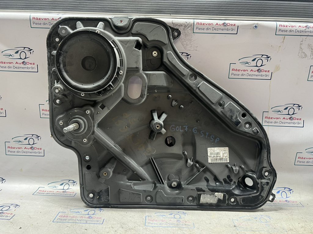 Macara geam stânga spate Volkswagen Golf 6 2009, 5K4839729G