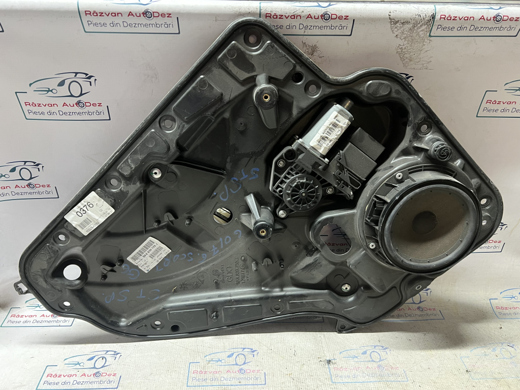 Macara geam stânga spate Volkswagen Golf 6 2010, 5K4839729J