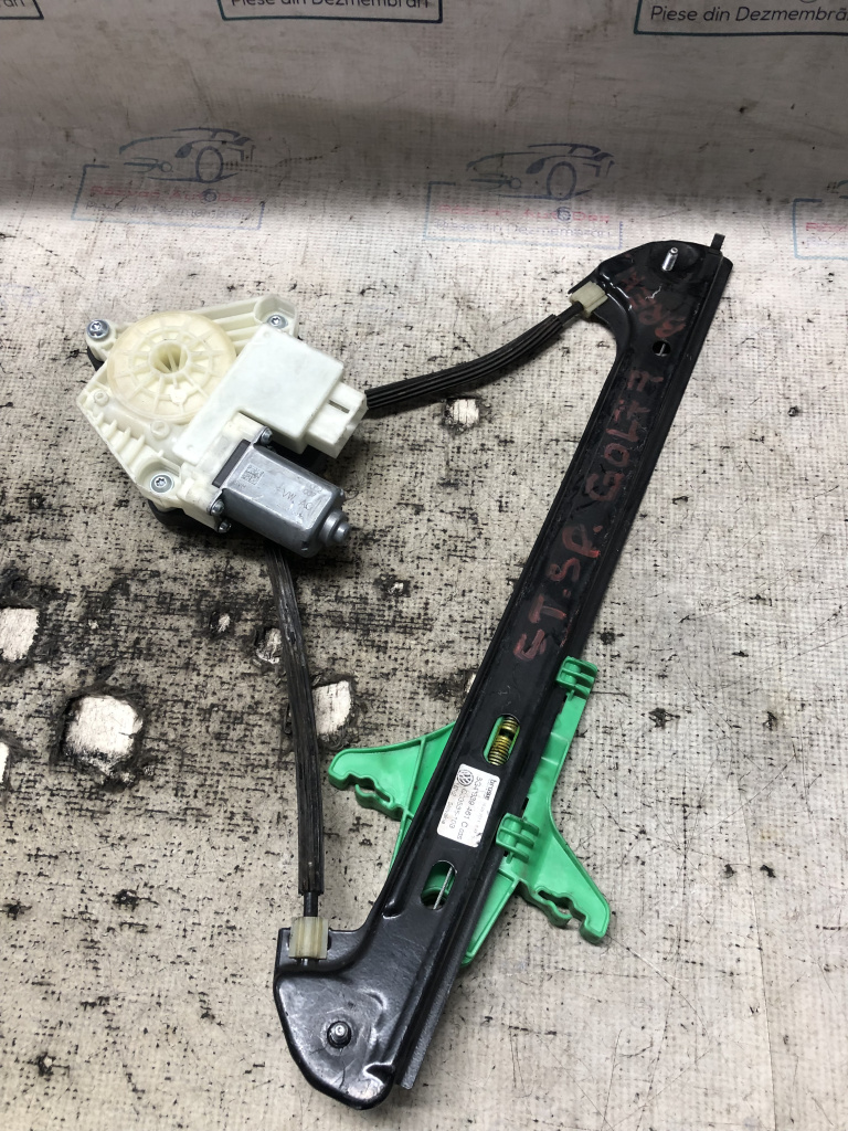Macara geam stânga spate Volkswagen Golf 7 Break 2015, 5G4839461C