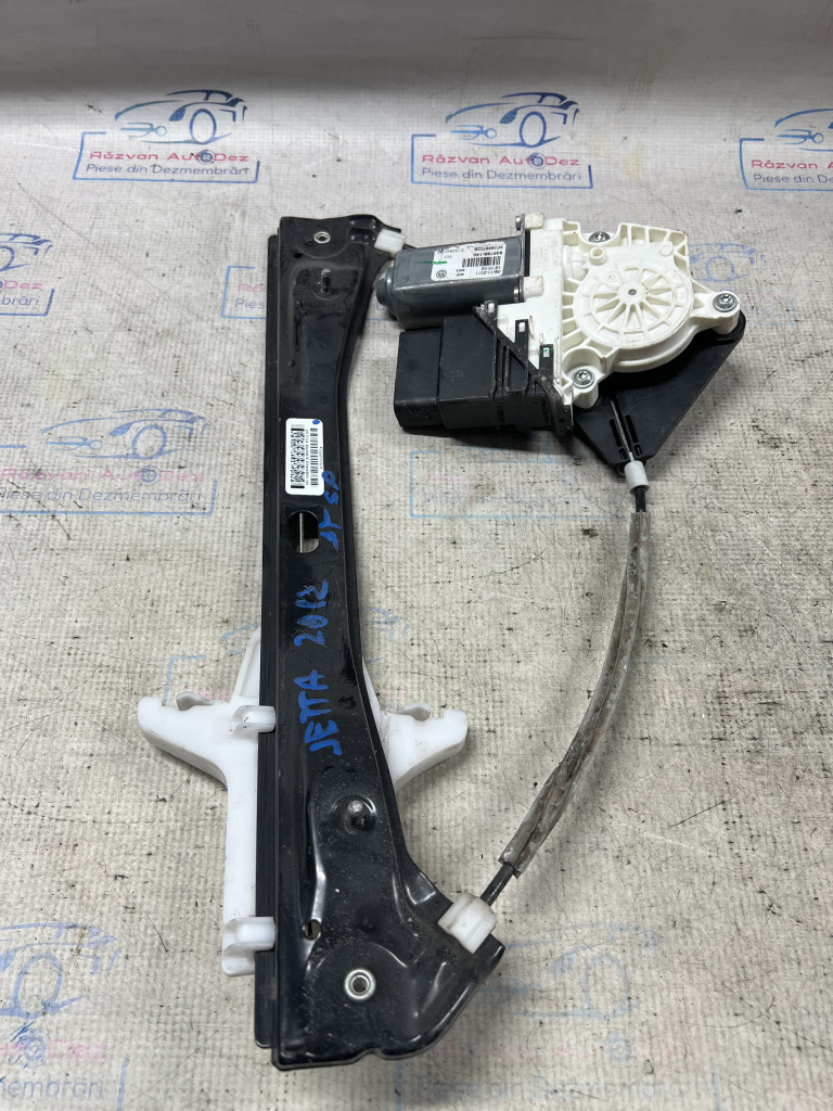 Macara geam stânga spate Volkswagen Jetta 2012, 5C6839461B