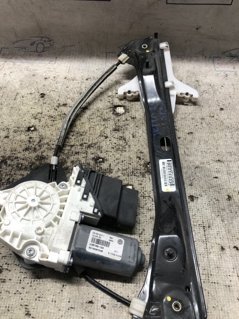 Macara geam stânga spate Volkswagen Jetta 2012, 5C6839461B