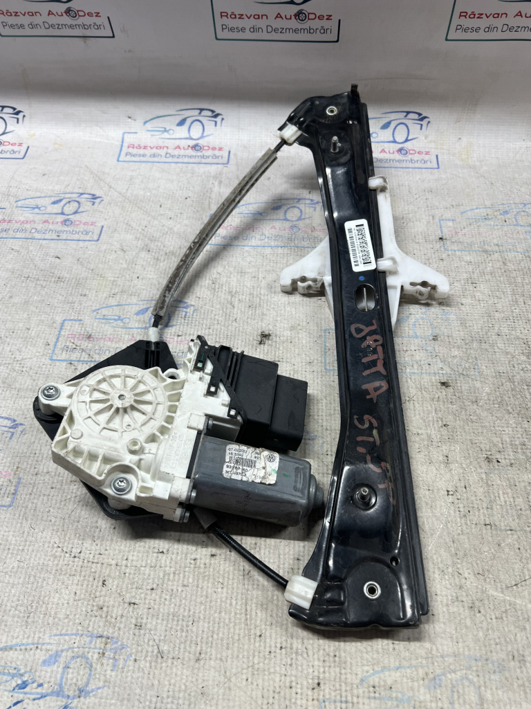 Macara geam stânga spate Volkswagen Jetta 2012, 5C6839461B