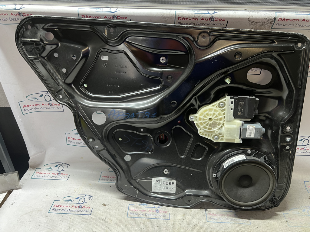 Macara geam stânga spate Volkswagen Passat B7 2012, 3AA839755