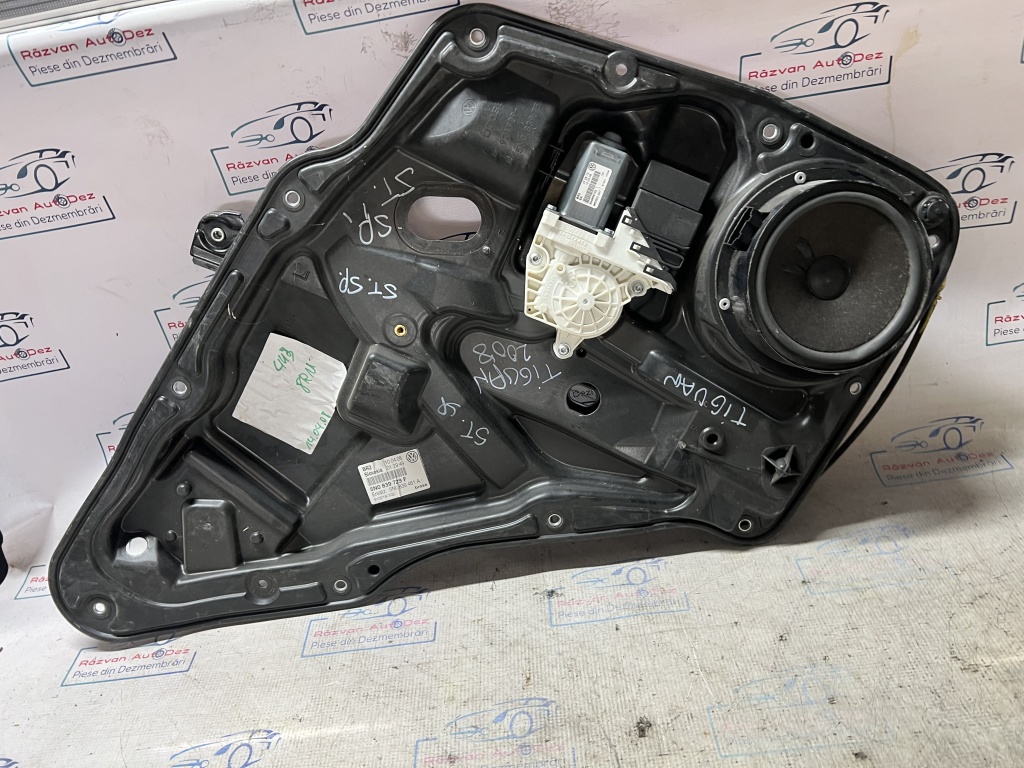 Macara geam stânga spate Volkswagen Tiguan 2008, 5N0839729F