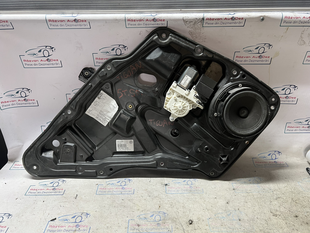Macara geam stânga spate Volkswagen Tiguan 2012, 5N0839729R