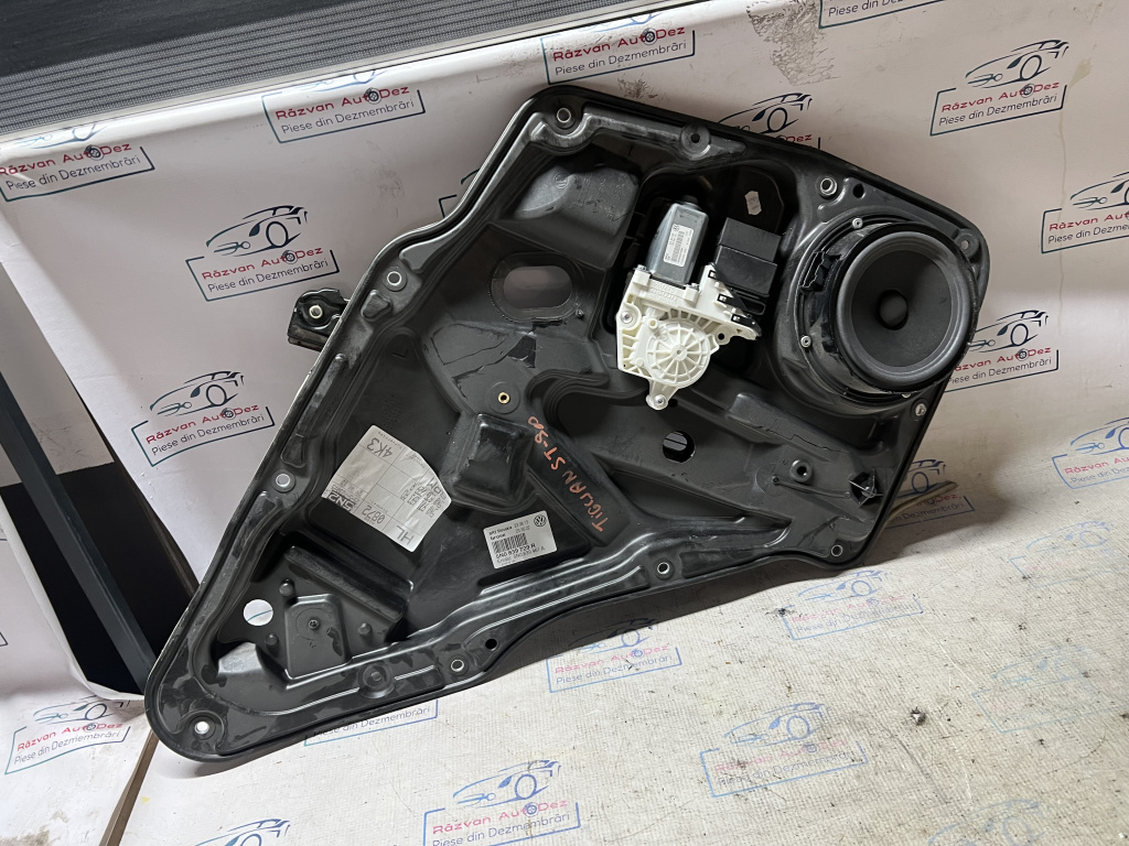 Macara geam stânga spate Volkswagen Tiguan 2013, 5N0839729R