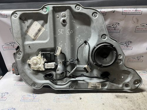 Macara geam stânga spate Volkswagen Touran 2003, 1T0839729G