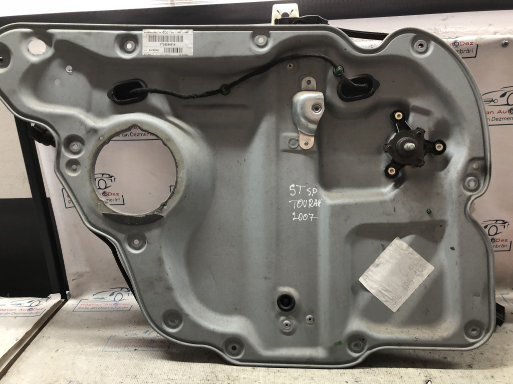 Macara geam stânga spate Volkswagen Touran 2007, 1T0839461N