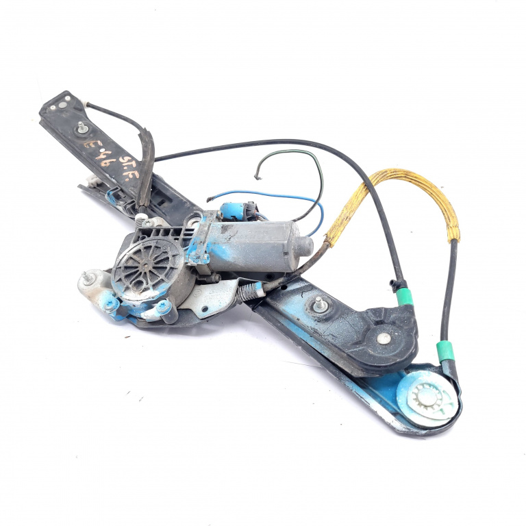 Macara Geam Stanga,Electrica,fata BMW 3 (E46) 1998 - 2007 8362063, 8 362 063, 676283620630, 6762-8362063-0, 67 62 8 362 063 0, 119142XXX, 119 142-XXX