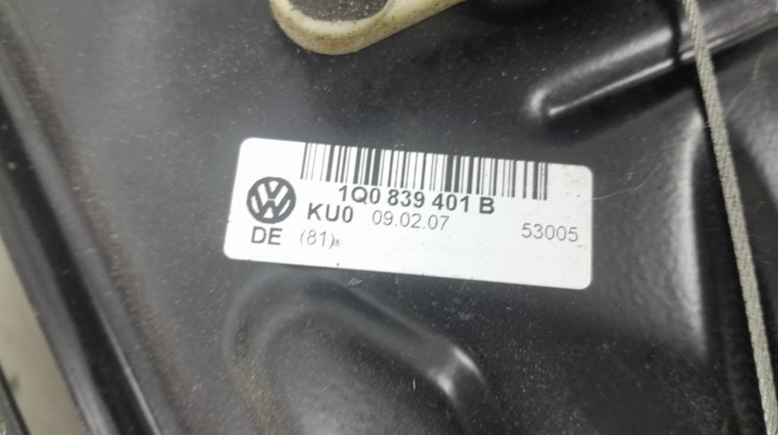 Macara geam stanga spate 1q0839401b Volkswagen VW Eos [2006 - 2010]