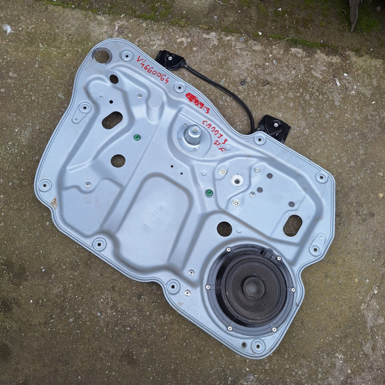 Macara Geam Vw Caddy 3 2004-2015 1.6 Tdi Cayd Motorina Fata Stanga Electrica 1T0837755M, 1T0 837 755 M, 117119K, 1023211, 2K0035710, 1T0837755