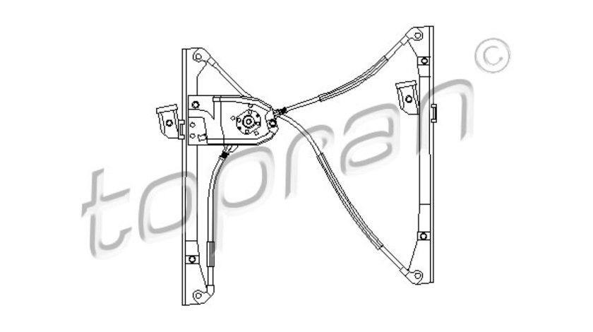 Macara geam VW POLO 6N1 Producator TOPRAN 104 046