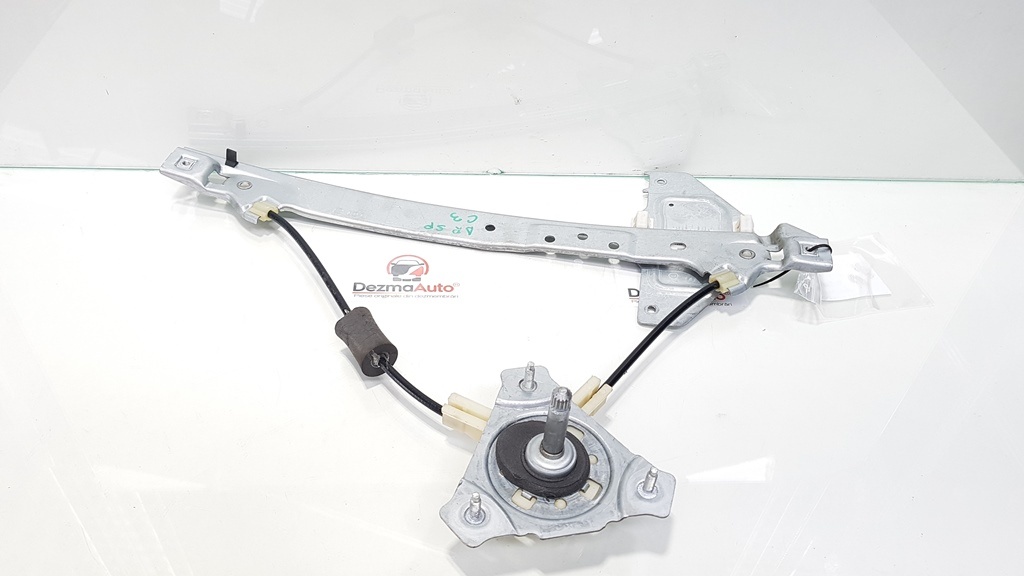Macara manuala dreapta spate, Citroen C3 (II) cod 9683129980 (id:371646)