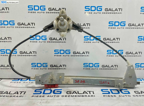 Macara Manuala pentru Geam Sticla de la Usa Portiera Dreapta Spate Fiat Grande Punto 2005 - 2013 [L4...