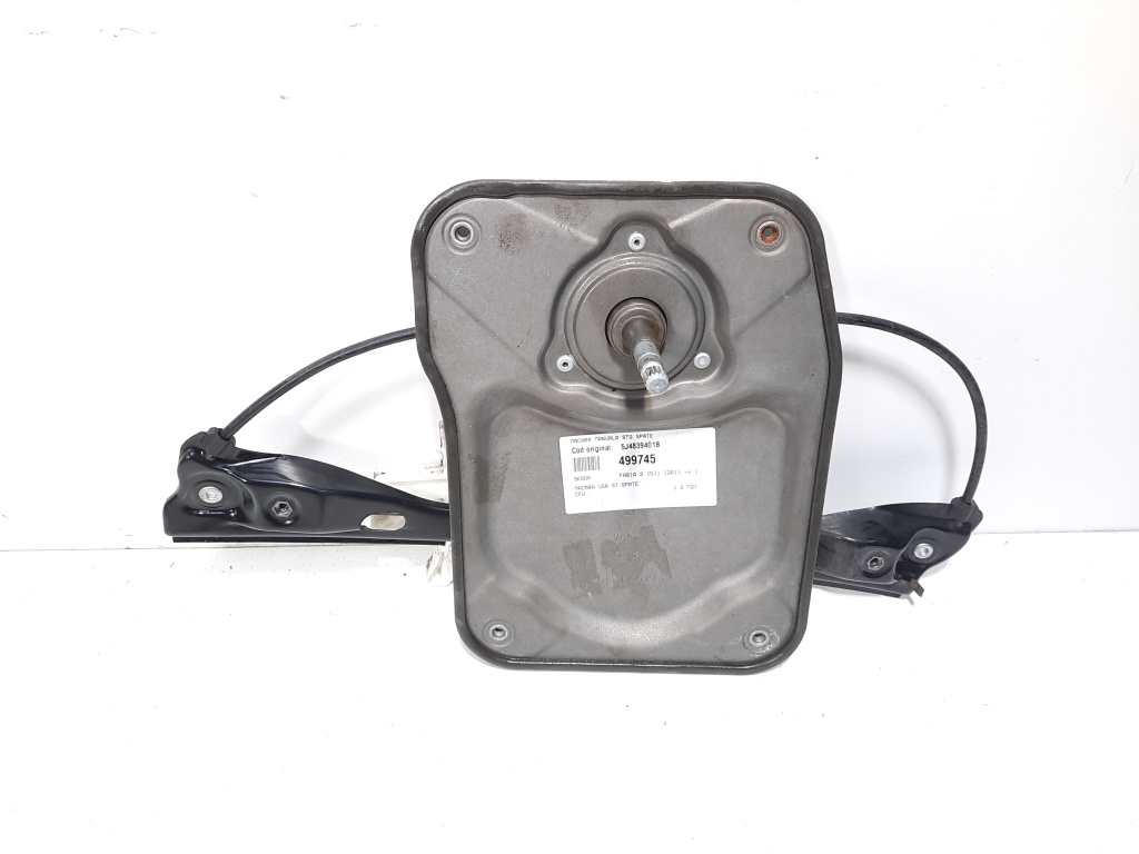 Macara manuala stanga spate, cod 5J4839401B, Skoda Fabia 2 (5J, 542) (id:499745)