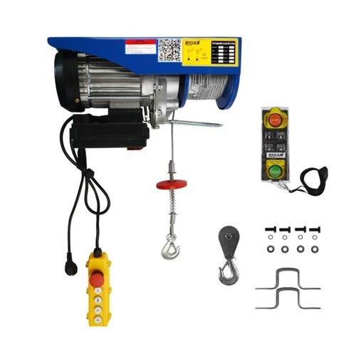 Macara,palan,electropalan HUSAR BST P 500 990kg, cablu 18m la 230V,telecomanda fara fir cu 4 butoane