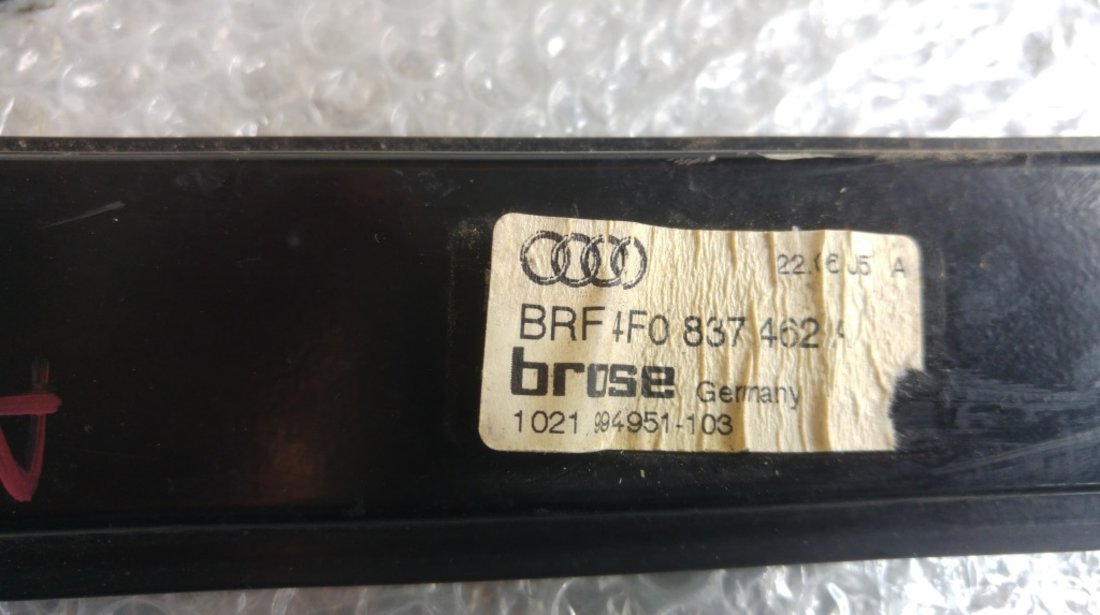 Macara usa dreapta fata audi a6 4f c6 2004-2011 combi break 4f0837462a