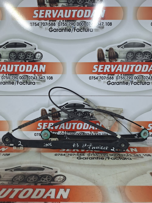 Macara usa fata dreapta Audi A3 (2003-2008) [8P1] 2.0 Motorina 2006, 2 PORTIERE