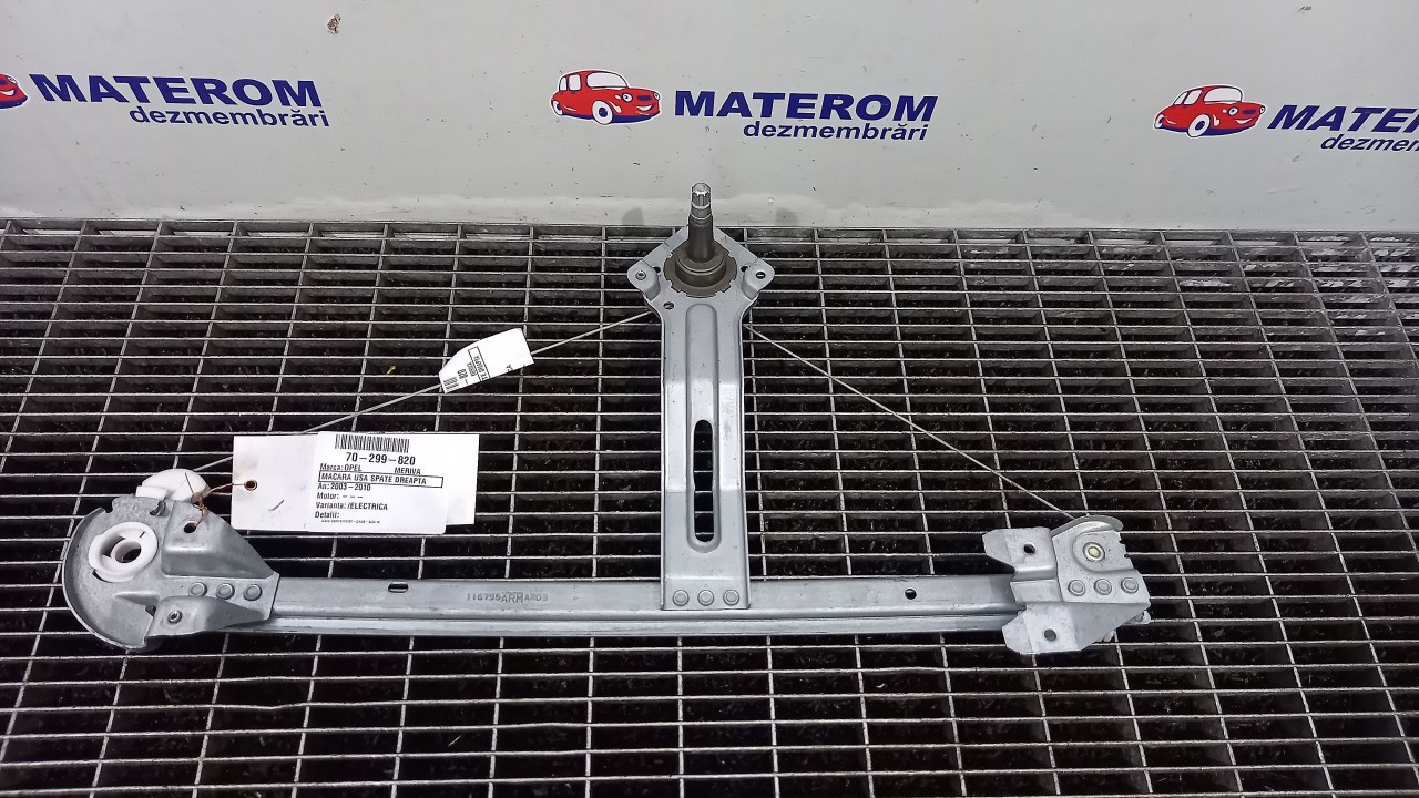 MACARA USA SPATE DREAPTA OPEL MERIVA MERIVA - - (2003 2010)