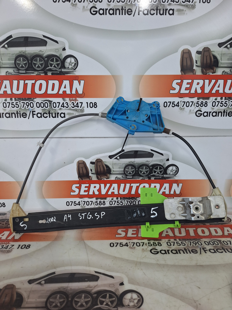 Macara usa spate stanga Audi A4 (2001-2004) [8E2, B6] 1.9 Motorina 2002