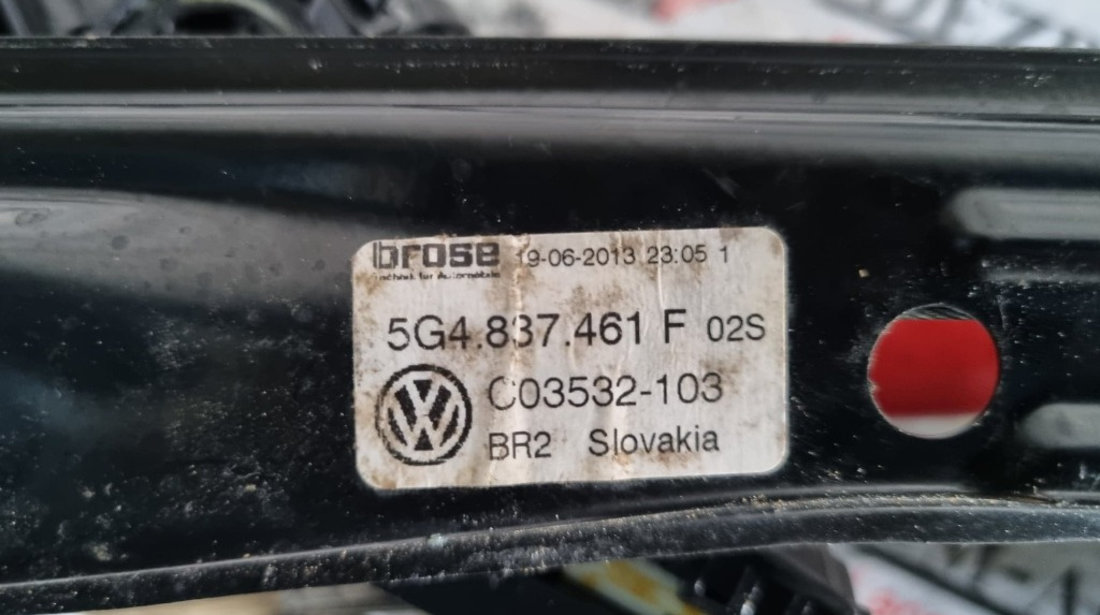 Macara usa stanga fata originala VW Golf 7 Variant cod piesa : 5G4837461F