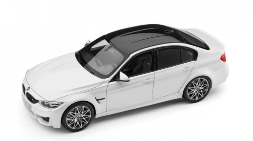 Macheta BMW M3 F80 Competition Mineral White 1:18