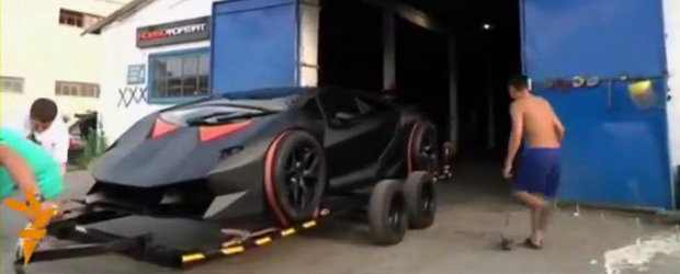 Made in Kargazstan: Replica bizara de Lamborghini Sesto Elemento