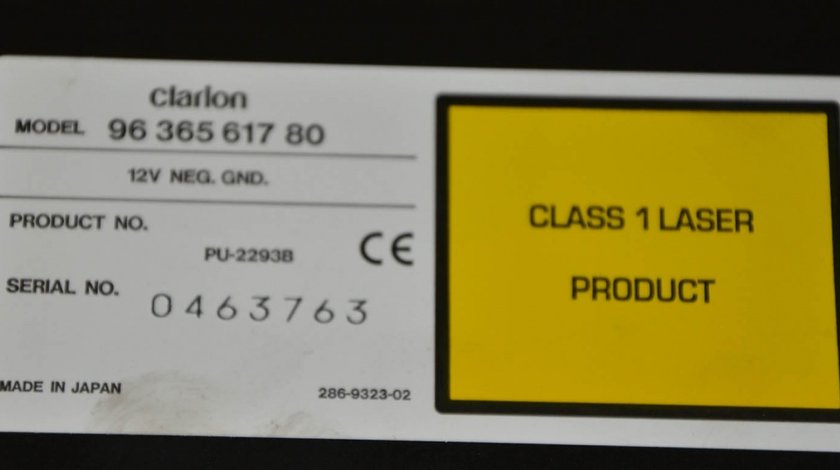 Magazie 6 CD Player Peugeot 607 Citroen C5
