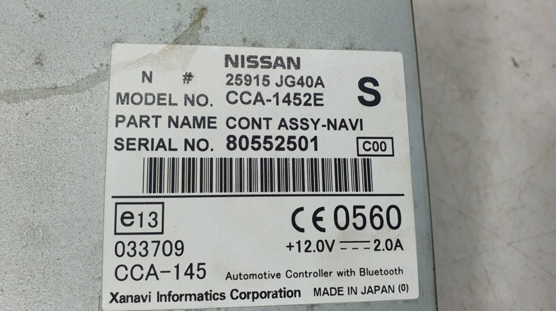 Magazie CD 25915jg40a Nissan Qashqai J10 [2007 - 2010]
