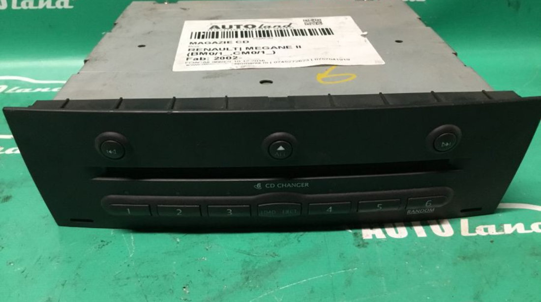 Magazie Cd 8200084437a 6cd Renault MEGANE II BM0/1 ,CM0/1 2002