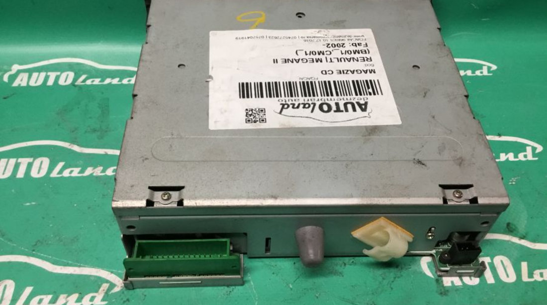 Magazie Cd 8200084437a 6cd Renault MEGANE II BM0/1 ,CM0/1 2002