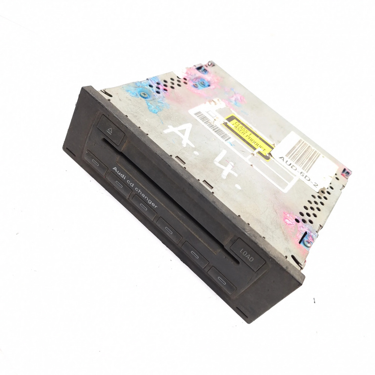 Magazie Cd Audi A4 B6 (8E) 2000-2004 8E0035111, 8E0 035 111, Cx-Ca1090Lc, Cxca1090Lc, Jzczad8006505, Aud 6D-2, Aud 6D2, Aud6D-2, Aud6D2 Panasonic