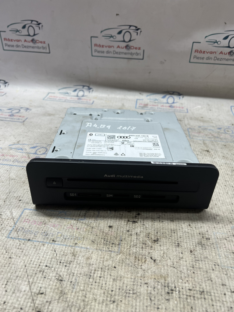 Magazie CD Audi A4 B9 Break 2017, 8W0035192B