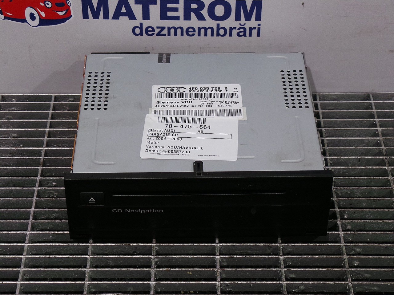MAGAZIE CD AUDI A6 A6 - - (2004 2009)