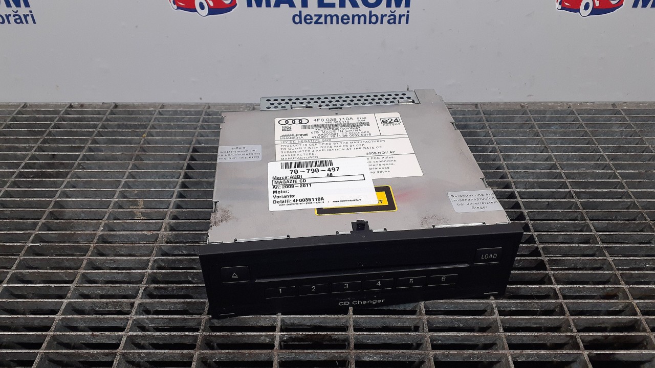MAGAZIE CD AUDI A6 A6 - - (2009 2011)