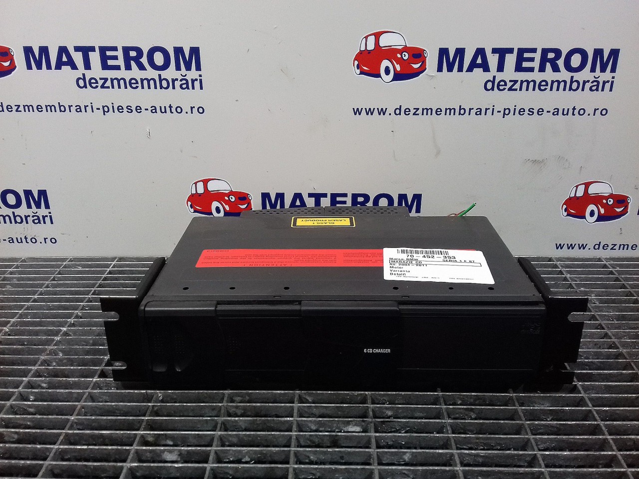 MAGAZIE CD BMW SERIA 1 E 87 SERIA 1 E 87 - - (2004 2011)
