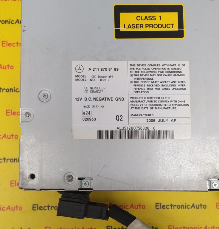 Magazie CD Mercedes ML, B CLASS, MH3512, A2118706189,