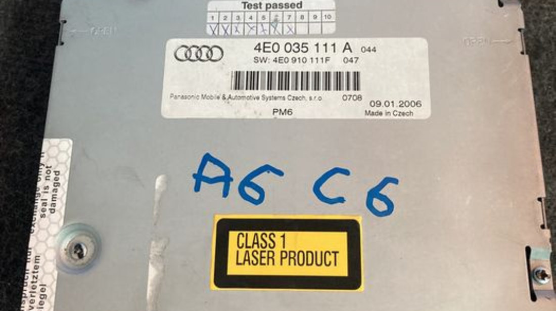 Magazie CD / modul navigație Audi A6 C6/4f 4E0 035 111 A /4F0 035 769B