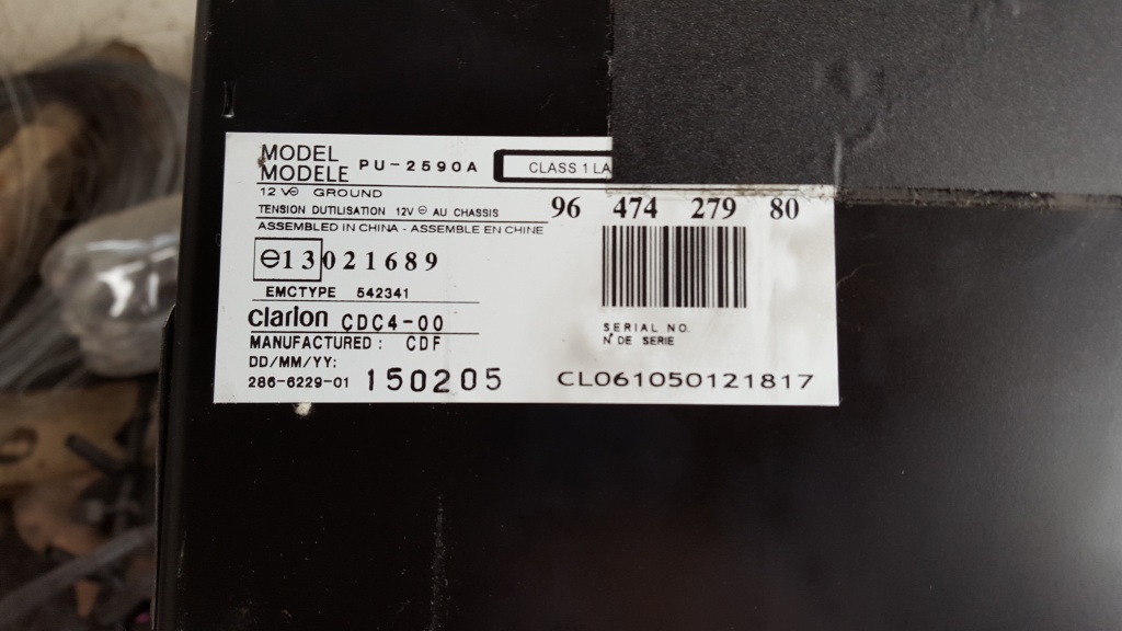 Magazie CD Peugeot 407 Clarion