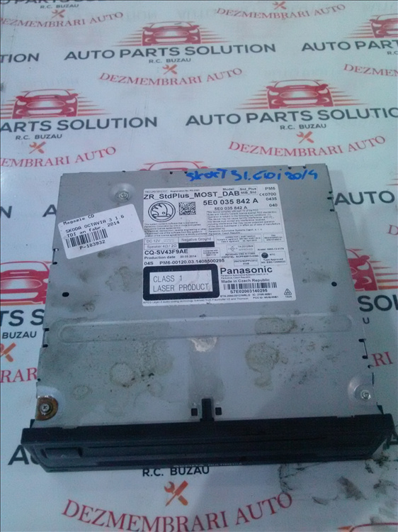 Magazie CD SKODA OCTAVIA 3 1.6 TDI an fabr. 2014