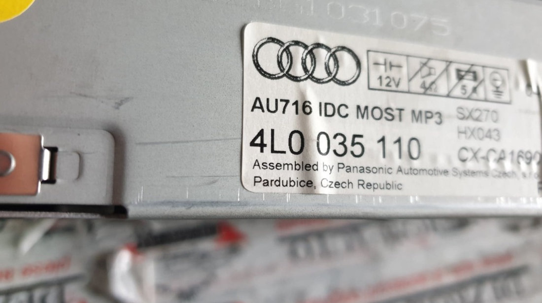 Magazie cd-uri Audi Q7 cod piesa: 4l0035110