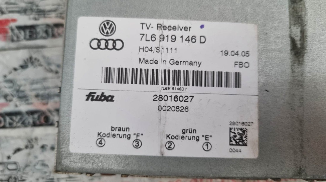 Magazie CD-uri originala VW Touareg 7L cod piesa : 7l6919146d