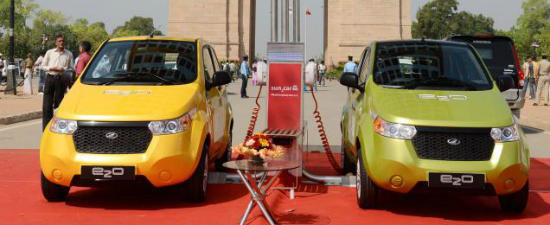 Mahindra E2O, lansat in India