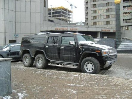 Mai multe roti, mai multa putere! Hummer