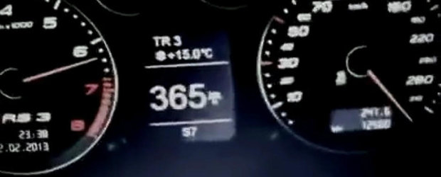 Mai rapid ca un Ferrari: Audi-ul RS3 care prinde 365 km/h!