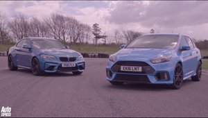 Mai rapid chiar si decat un BMW? Cum se termina cursa dintre Focus RS si M2 Coupe